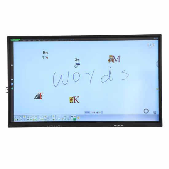Usine OEM 4K salle de classe d'affichage TV écran plat interactif d'écriture numérique tableau blanc LCD écran tactile Smart Board pour l'enseignement et de réunion