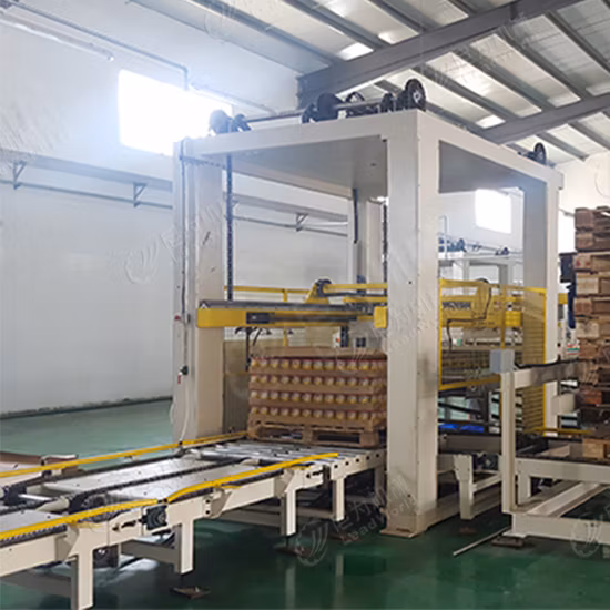 Palettiseur/De de boîtes de conserve remplies automatiquement