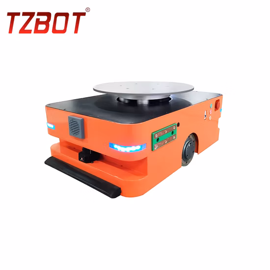 Peut être personnalisé Châssis de robot Robot Agv bidirectionnel industriel caché équipé d'une roue motrice Équipement de manutention de matériaux de vente chaude (TZAGV